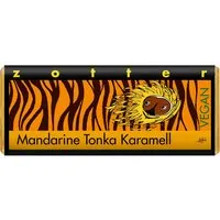 Zotter Zotter Bio-Bitter-Schokolade "Mandarine Tonka Karamell", vegan, 70 g – Produktbild 1 von 1