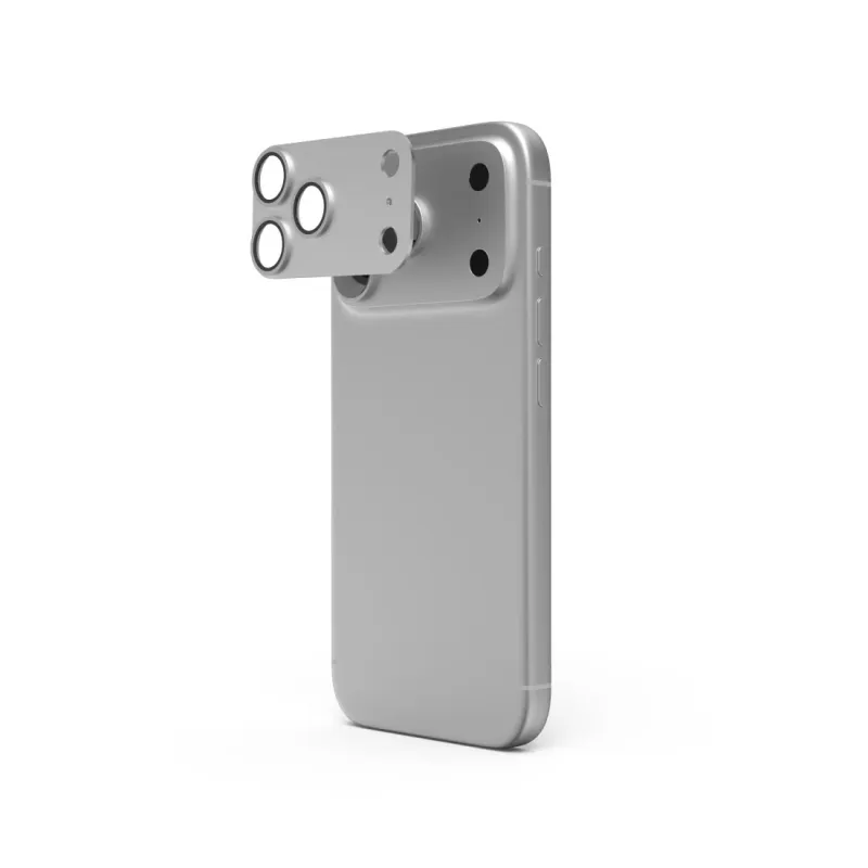Hama Hama Kameraschutz "Cam Protect Pro" für Apple iPhone 18 Pro, Silber, – Produktbild 1 von 5