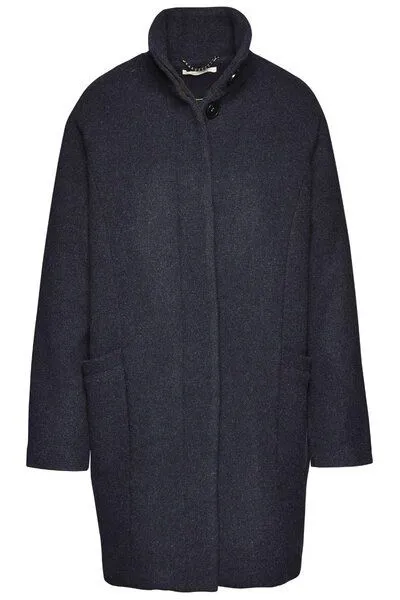 Wunderwerk Wunderwerk Damen Mantel aus Schurwolle, "O-shape coat", Blau ( 695 old navy), – Produktbild 3 von 4