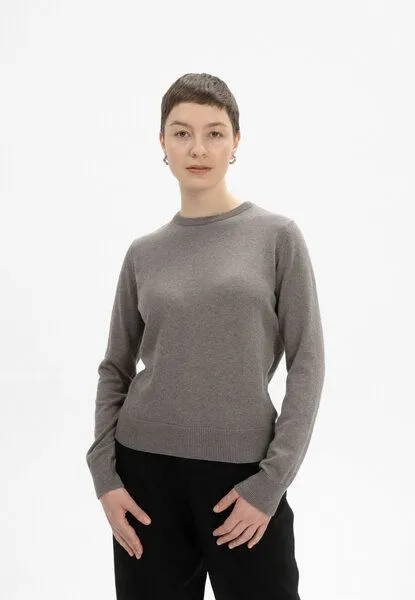 MELA MELA Feinstrick Pullover Dhana, Bear melange, – Produktbild 1 von 4