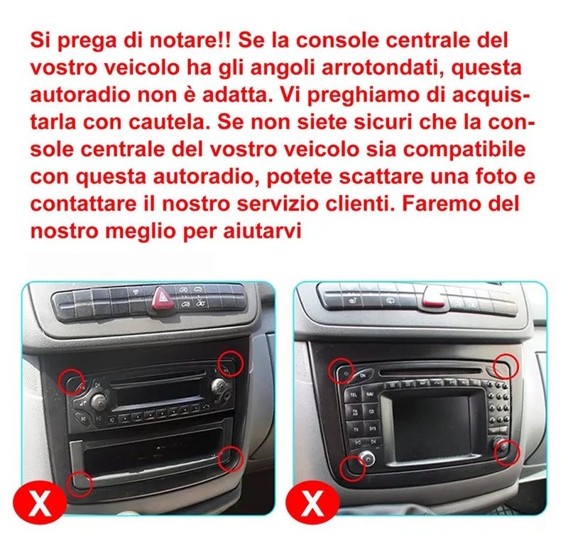 ESSGOO Android 15 Für Mercedes-Benz A/B Klasse/Vito W169 W639 W245 W906 Navigationsgerät (2 DIN Carplay Bluetooth Navigationsgeräte Rückfahrkamera(optional), Schwarz, – Produktbild 3 von 6