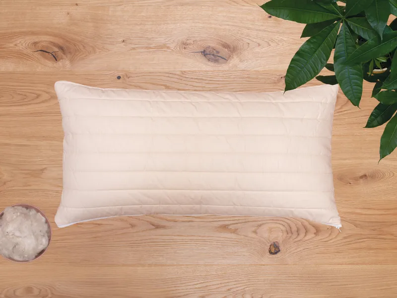 allnatura allnatura Kapok-Kopfkissen "Java" - Schnäppchen 2092-07335 | 40x80 cm – Produktbild 2 von 2