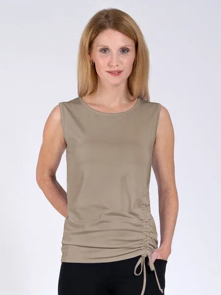 Magadi Magadi Yoga Shirt DIANA aus Naturmaterial, Natur (dust), – Produktbild 1 von 4