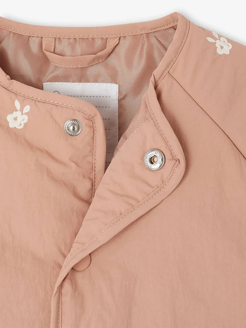 Vertbaudet Baby Steppjacke mit Stickerei Mädchen pekannuss, Pekannuss, – Produktbild 4 von 4