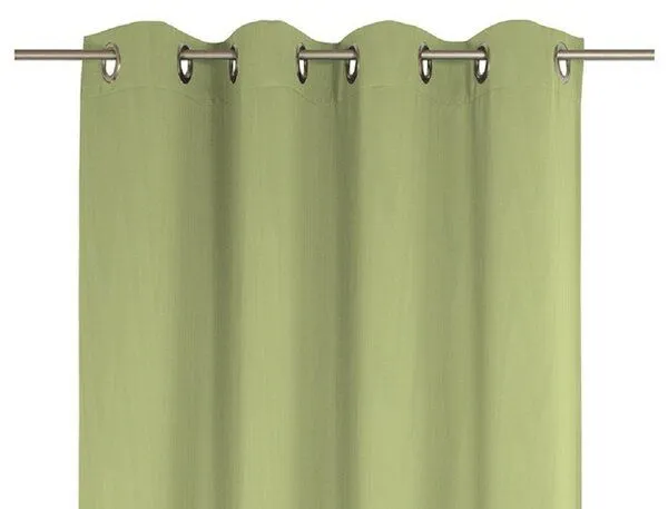 Nature by Adam Nature by Adam Vorhang aus 100% Bio-Baumwolle - Made in Germany - Uni Collection light, Hellgrün, – Produktbild 5 von 7