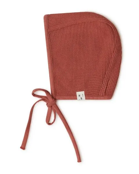 MATONA Matona Haube aus Baumwolle für Babies / Bonnet Baby, Rot, – Produktbild 1 von 4
