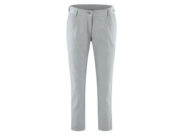 HempAge Hempage Damen 7/8 Bundfaltenhose Hanf/Biobaumwolle, Quartz(grau), – Produktbild 2 von 4