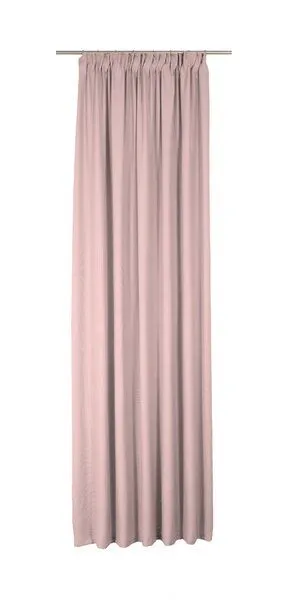 Nature by Adam Nature by Adam Vorhang aus 100% Bio-Baumwolle - Made in Germany - Uni Collection, Rosa, – Produktbild 2 von 7