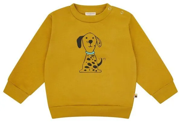 loud + proud loud + proud Babys & Kinder Sweatshirt mit Druck, GOTS-zertifiziert, Curry(gelb), – Produktbild 1 von 2