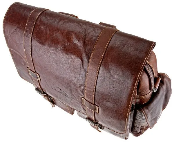 Alpenleder Alpenleder Messenger Bag AOSTA, Brandy, – Produktbild 4 von 4