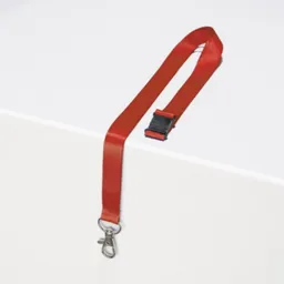 Avery Zweckform Avery Zweckform 10 Lanyards aus Recyclingkunststoff 440 x 15 mm, rot – Produktbild 1 von 1