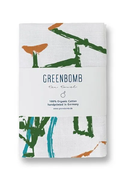 GreenBomb GreenBomb Bike Brush Tea Towel, Weiß (white), – Produktbild 2 von 2