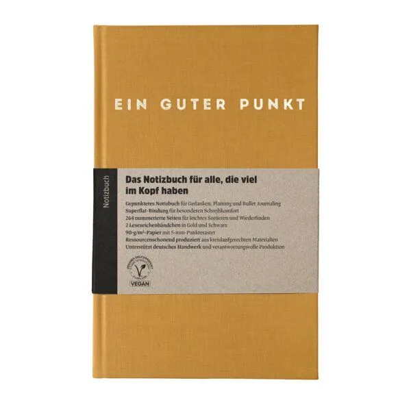 Ein guter Plan Ein guter Plan Ein guter Punkt – Der ökologische Bullet-Planer, Bernstein, – Produktbild 1 von 4