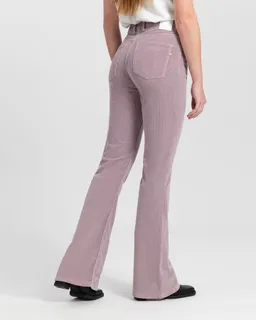 Kuyichi Kuyichi Damen vegan Hose Flare Corduroy Lisette Lavendelgrau – Produktbild 1 von 1
