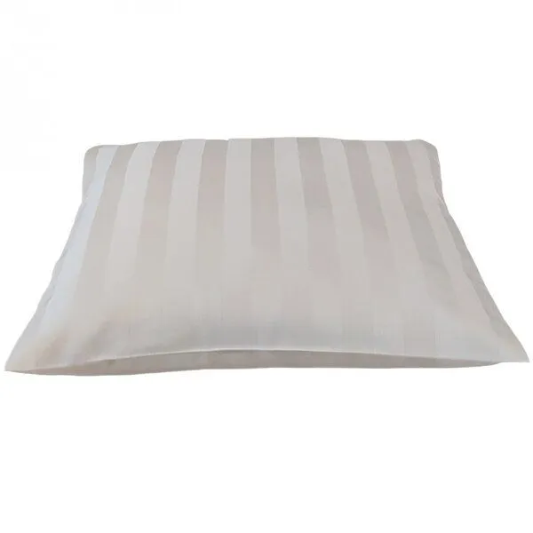 Speltex Speltex – Kissenbezug (40 x 40 cm) – 100 % Bio-Baumwolle, Naturweiss-streifen, – Produktbild 1 von 3