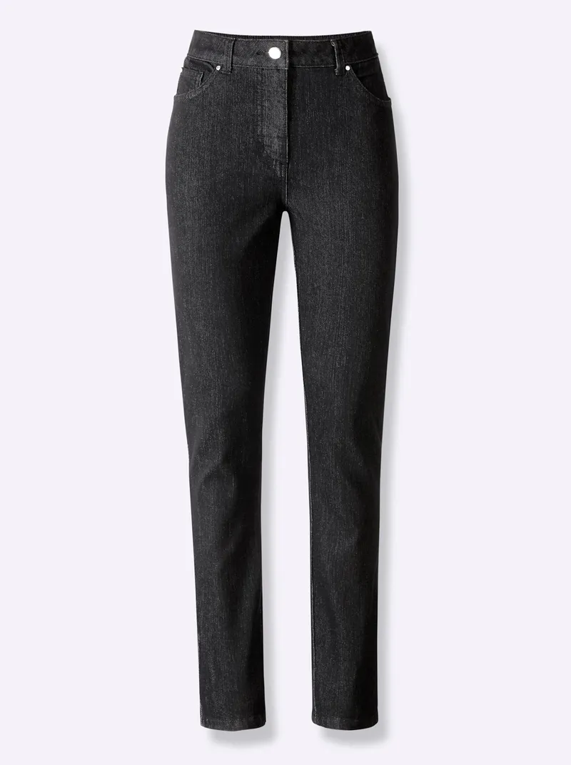 heine 7/8-Jeans, Black denim, – Produktbild 1 von 2