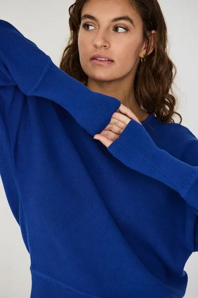 SKFK SKFK Strickpullover IBAR, Blue, – Produktbild 4 von 4