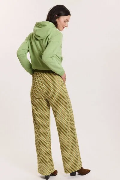 Tranquillo Tranquillo Strick-Hose Anikaa aus Biobaumwolle - green diamond – Produktbild 6 von 6