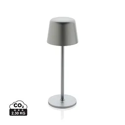 XD Collection XD Collection Zenic USB Tischleuchte aus RCS recyceltem Kunststoff, Silber, – Produktbild 1 von 1