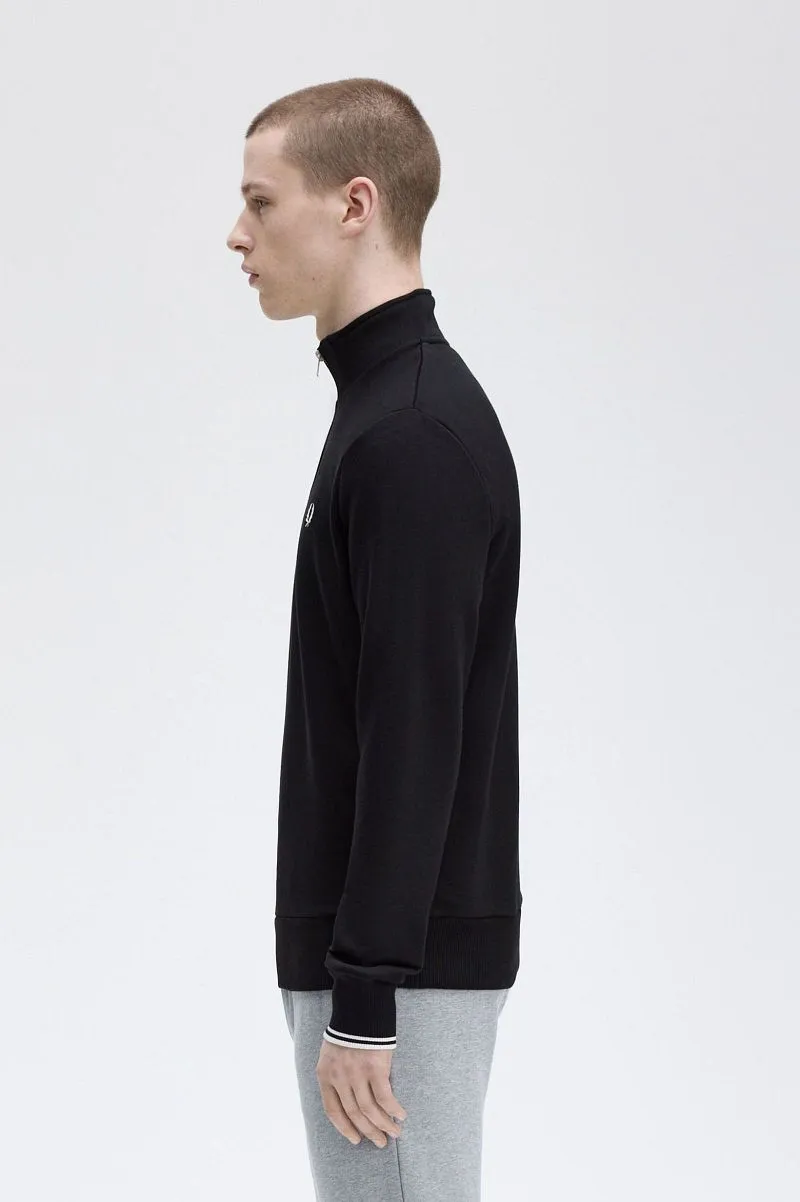 Fred Perry Fred Perry Half Zip Pullover Schwarz - Größe XL, Schwarz, – Produktbild 4 von 5