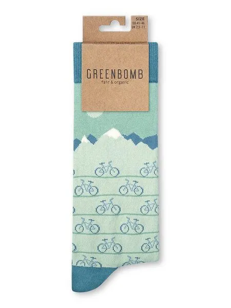 GreenBomb GREENBOMB Socken Bike Mountain Row, Mix, – Produktbild 2 von 2
