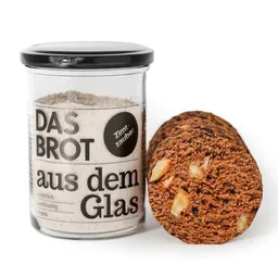 brotstoff brotstoff Backmischung im Glas "Das Brot aus dem Glas" Bio-Zimtzauber – Produktbild 1 von 1