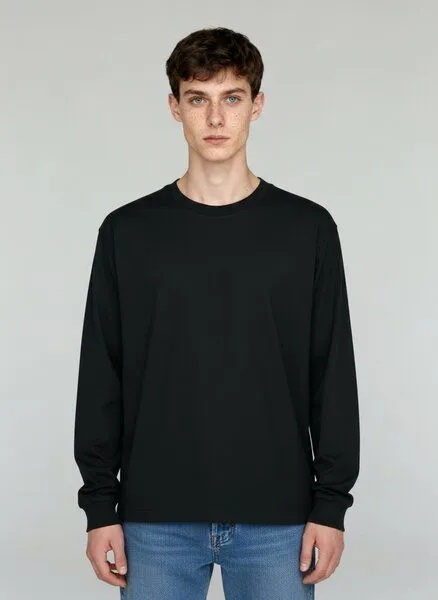 UNIPOLAR UNIPOLAR Loose-Fit Free Longsleeve, Black, – Produktbild 1 von 2