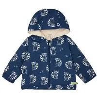 loud proud loud + proud Babys & Kinder Wasserabweisende Jacke mit Teddyfutter, GOTS-zertifiziert, Ultramarine(blau), – Produktbild 1 von 1
