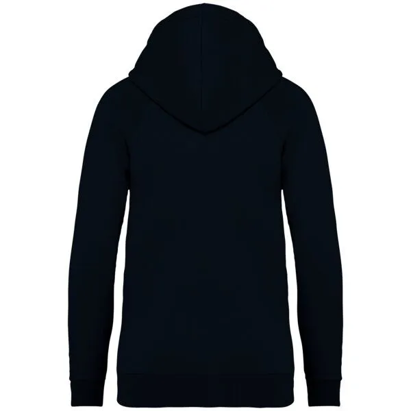 Greenspired Greenspired Umweltfreundlicher Damen Raglan Hoody 350 g/m² XS-XXL, Schwarz, – Produktbild 3 von 3