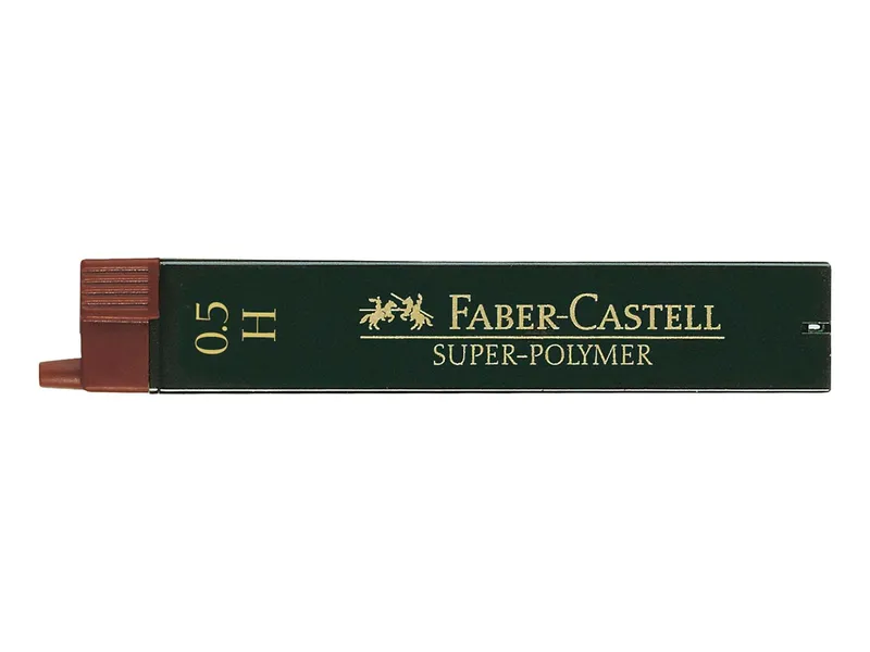 Faber-Castell Faber-Castell 12 Ersatzmine für Druckbleistifte 'Super-Polymer' 0,5 mm H – Produktbild 1 von 2
