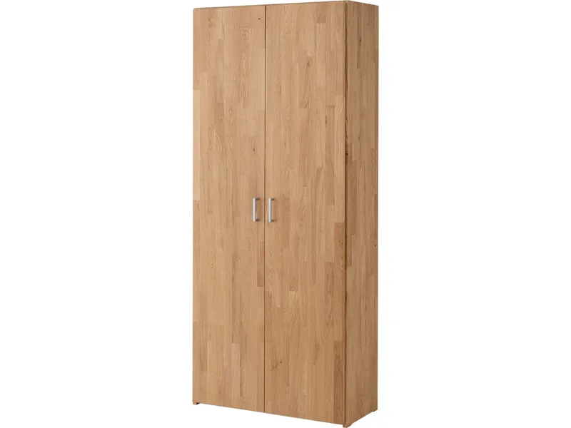 Infantil Infantil Schrank "buxing solid" mit 2 langen Türen B 80 x T 33 x H 185,5 cm, Wildeiche – Produktbild 1 von 1