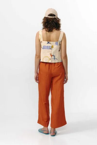 SUITE13LAB Suite13lab Damenculotte HATTA, Henna(orange), – Produktbild 4 von 4