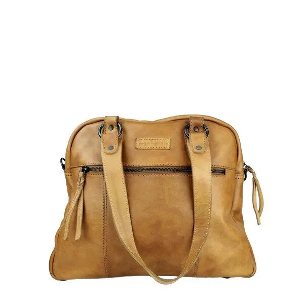 manbefair manbefair Shopper Henrietta Leder, Cognac, – Produktbild 3 von 4
