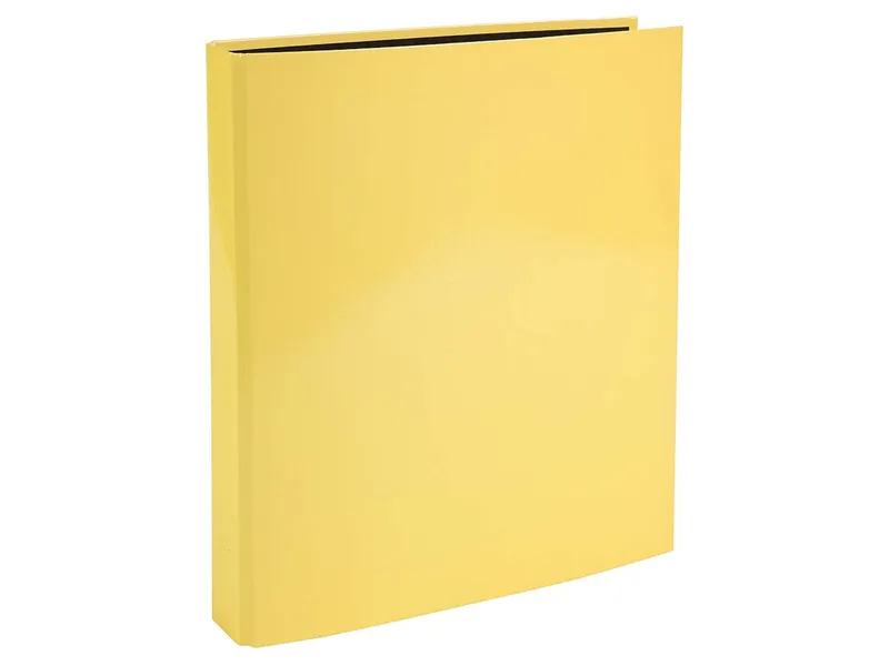 Exacompta 10 Exacompta Ringbücher "Aquarel", DIN A4, 4 Ringen in D-Form, zitrusgelb – Produktbild 1 von 1