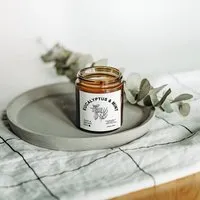 Just a decent day Just a decent day Eucalyptus & Mint - Duftkerze - Handmade - Sojawachs – Produktbild 1 von 1