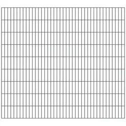 Alberts ALBERTS Doppelstab-Gittermatte, verz.anthr, BxH2000x1800mm, Draht-Ø6/5/6, Masche50x200mm – Produktbild 1 von 1