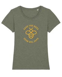 University of Soul University of Soul Damen T-Shirt aus Bio-Baumwolle "Save the Bees" – Produktbild 1 von 1