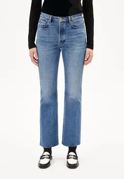 ARMEDANGELS ARMEDANGELS VELAARI Damen Jeans Flared Leg Mid Waist Ankle Bio-Baumwoll Mix Comfort-Stretch – Produktbild 1 von 1
