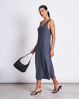 JAN N JUNE JAN 'N JUNE Damen vegan Midikleid Triangle Turbulence – Produktbild 1 von 1