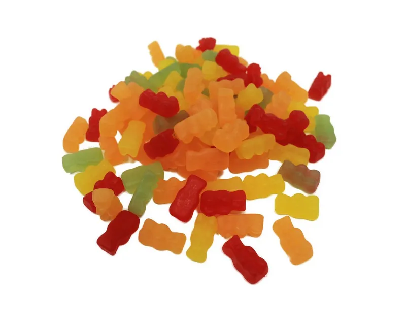 Fruchtgummi Bären & Co. Süßigkeit, Fruchtgummi Bären zuckerfrei festes veganes Fruchtgummi 175g – Produktbild 1 von 3