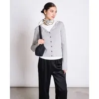 JAN N JUNE JAN N JUNE Crewneck Cardigan aus Baumwolle GLIMT GOTS – Produktbild 1 von 1