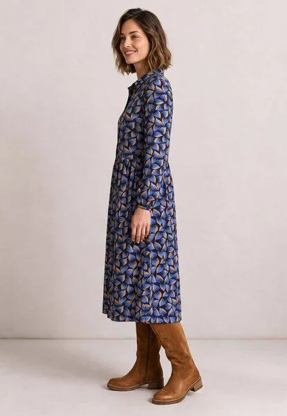 LANA Organic LANA Organic Bio Baumwollkleid, Modell Kendra, Kendra marine, – Produktbild 4 von 4