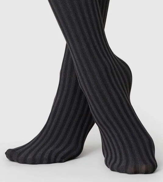 Swedish Stockings Swedish Stockings Kniestrümpfe Hilda aus Recycling-Material, Schwarz, – Produktbild 4 von 4