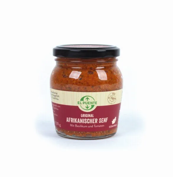 El Puente El Puente Senf mit Basilikum & Tomate mittelscharf, Mehrfarbig, – Produktbild 1 von 1