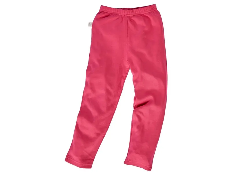 HANS NATUR Kinder Leggings Bio-Baumwolle pink Gr.122/128, Pink, – Produktbild 1 von 2