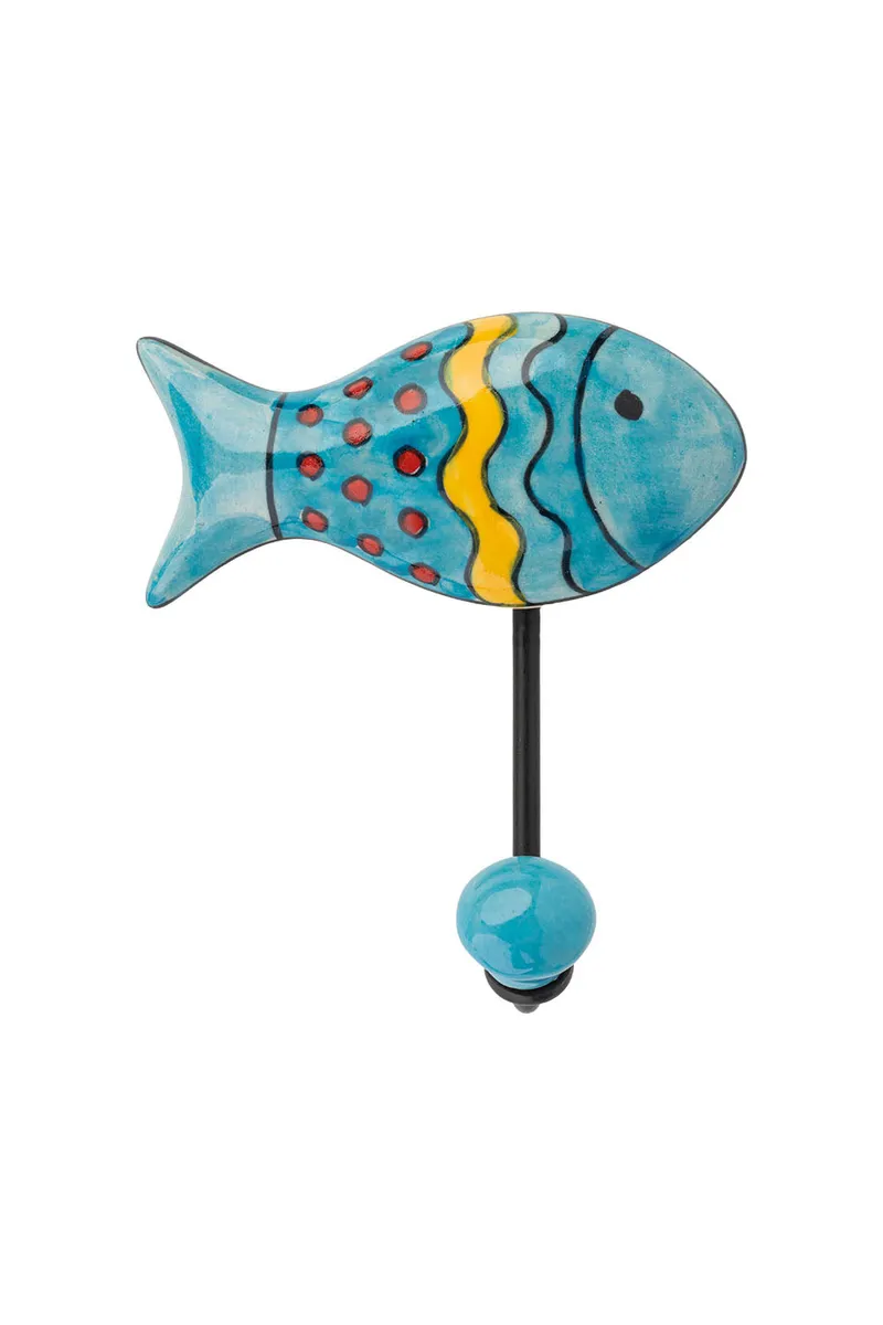 Tranquillo Wandhaken FIN FRIENDS - blau – Produktbild 1 von 1