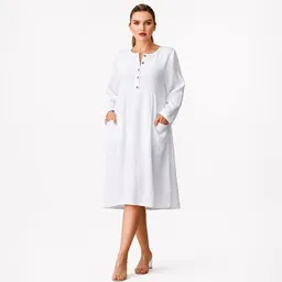 Bruno Barella Bruno Barella Bio Musselin Kleid – Produktbild 1 von 1