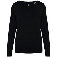 YTWOO YTWOO Damenpullover mit V-Ausschnitt aus Bio-Baumwolle und Lyocell TENCEL – Produktbild 1 von 1