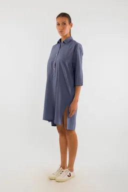 RAVENS VIEW IBIZA RAVENS VIEW IBIZA Damen vegan Hemdkleid Isla Anthrazitgrau – Produktbild 1 von 1