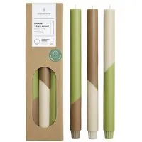 Originalhome Originalhome Diagonale Stabkerzen für bewusste Geschenke , S/3 - paraffinfrei & vegan – Produktbild 1 von 1